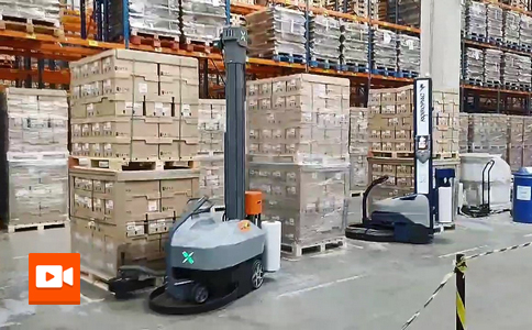 小黃蜂 | R600自走式纏繞機器人 VS Robopac同臺競技！